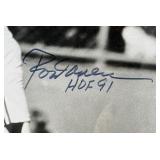 Rod Carew Autographed Custom Framed and Matted Minnesota Twins Baseball Piece