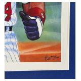 Kirby Puckett Autographed 'Yea!' Kelly Russell Studios Lithograph Minnesota Twins Baseball