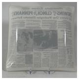 1965 Minnesota Twins 'Twins Clinch Pennant' Minneapolis Tribune Candy Dish - Vintage