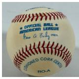 Harmon Killebrew Autographed and Inscribed 'HOF '84' Rawlings OALB Budig Baseball - Minnesota Twins