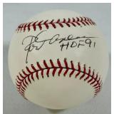 Rod Carew Autographed and Inscribed 'HOF 91' Rawlings OMLB Selig Baseball - Minnesota Twins