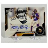 Teddy Bridgewater Auto 2023 Panini Player of the Day Football #TB Numbered 28/30 Minnesota Vikings Football Card