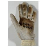 Chuck Knoblauch Game Used Batting Glove Inscribed 'ROY 91 All Star 92' Minnesota Twins Baseball