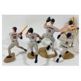 (5) Minnesota Twins Baseball Starting Lineup Figures and Kirby Puckett Ornament