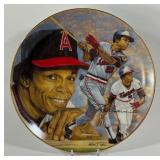 Rod Carew Limited Edition'Hitting For The Hall' 1991 Baseball Plate