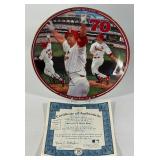 Mark McGwire 'Record 70 Home Runs' Limited Edition Bradford Exchange Baseball Plate