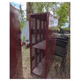Large Red Lockers - 75' x 60' 22' - Mesh Units - 8 Lockers