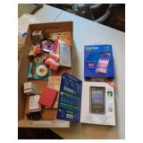 Lot Including Tracfone LG Phones, Sewing Notions, Small Misc
