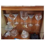 Lot Including Waterford and St. John Home Stemware Glasses Assorted