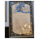 Mother Themed Framed Print Collection (Lot of 10)