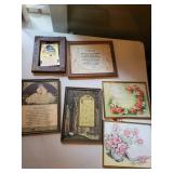 Framed Mother Themed Poem Prints (Lot of 5)