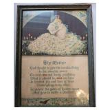 Framed Mother Themed Poem Prints (Lot of 5)