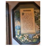 Vintage Framed Mother Poem Prints (Lot of 5)