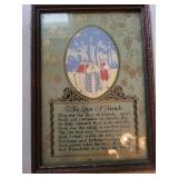Vintage Framed Mother Poem Prints (Lot of 5)