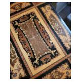Inlaid Wood Lift-Top Side Table With Storage