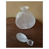 Set of 5 Crystal Decanters With Stoppers