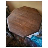 Octagonal Pedestal Side Table
