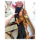 Halloween Witch Decor Mixed Lot With Garden Broom