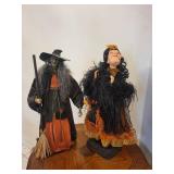 Halloween Witch Figure Pair (Lot of 2)