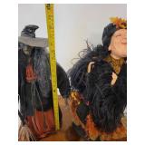 Halloween Witch Figure Pair (Lot of 2)