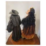 Halloween Witch Figure Pair (Lot of 2)
