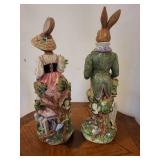 Fitz and Floyd Classics Rabbit Figurines (Lot of 2)