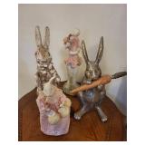 Bunny Figurine Assortment (Lot of 4)