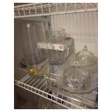 Mixed Lot of Glass Vases, Bowls & Candle Holders