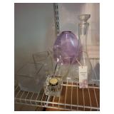 Mixed Lot of Glass Vases, Bowls & Candle Holders