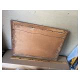 Antique Framed Sepia Classical Mythological Art Print Wood Frame