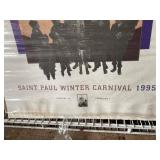 Saint Paul Winter Carnival 1995 Commemorative Poster Approx. 36in Fair