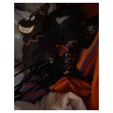 Halloween Decor Lot Dept 56 Glitterville Boxed Figures Plates More