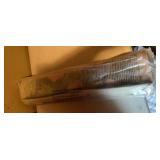 Rectangular Outdoor Rug Hollyhock Floral Pattern Sealed in Bag