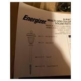 Energizer 8 Pack Multi-Use Color Solar Path Lights Open Box Set