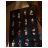 Santabear Fifteen Years 1999 Boxed 15 Piece Bear Figurine Set
