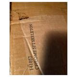 Grandin Road Chrome Skeleton 5 Ft Halloween Decor Boxed 141057