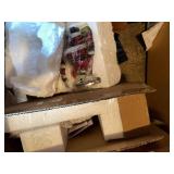 Lot including Kringle Express Holiday Pillar Candle Holder w/ LED Candle Open Box