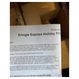 Lot including Kringle Express Holiday Pillar Candle Holder w/ LED Candle Open Box