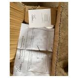 Valerie Set of 3 Starry Night Glass Hurricanes H464956 Open Box