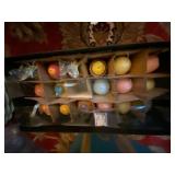 Mixed Easter Decor Lot Bunny Figurines Plates Candles Plush Ornaments