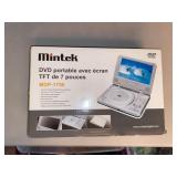 Mintek MDP-1750 Portable DVD Player 7in TFT Screen Boxed Clean