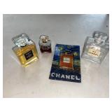 Chanel Perfume Bottle Decor Lot Coco Eau de Parfum & No. 5 Bottle