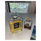 Chanel Perfume Bottle Decor Lot Coco Eau de Parfum & No. 5 Bottle