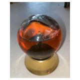 Vintage Perfume Factice Display Globe Figural Woman Amber Tester