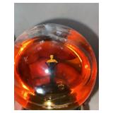 Vintage Perfume Factice Display Globe Figural Woman Amber Tester