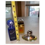 Lot 3 Designer Perfume Bottles Hanae Mori JPG Fragile Ellen Tracy