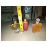 Vintage Mini Perfume Bottles Guerlain Paris & Others 3 Pc Partial
