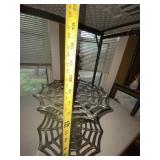 Halloween Decor Assortment Spiderweb Stand Witch Figure Wreath Lot