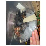 Halloween Decor Assortment Spiderweb Stand Witch Figure Wreath Lot