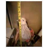 Large Handmade Folk Art Bearded Man Cloth Doll Figure Rustic Decor